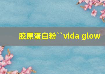 胶原蛋白粉``vida glow